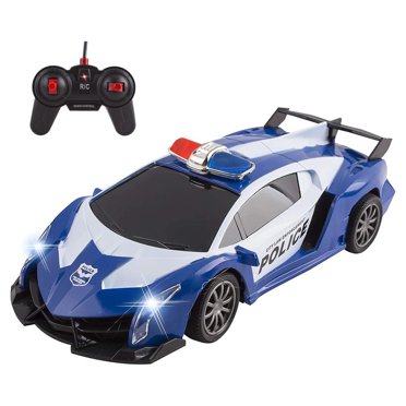 Remote Control Police Racing Car KidiRace RC Remote Control Police Car for Kids Durable, Fun and Easy to ...
