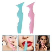 MUSEYA 2Pcs Easy Eyeliner Applicator Tool Silicone for Novices and ers of Makeup Blue