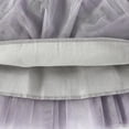 thumbnail image 5 of BLTIBY Girls Lace Tutu Skirt Elastic Waist Layered Tulle Bow Ballet Dance Skirts for Toddler Kids Children Gray 11-12 Years, 5 of 8