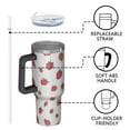thumbnail image 4 of Modern 40oz Tumbler– Stainless Steel Insulated Tumbler with Handle and Straw, Large Capacity Travel Cup for Hot & Cold Drinks, 4 of 7