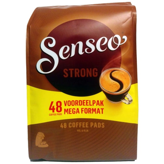 Douwe Egberts, SENSEO, Coffee, 48 Pods/Pads, Strong Roast, Complete & Rich