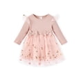 thumbnail image 1 of Vestido de Tul Rosa con Flores para Bebé Niña PATPAT 3-6 Meses, 1 of 7