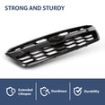 thumbnail image 6 of Black Front Bumper Grille Assembly Carbon Fiber Fit for Subaru Crosstrek 2018-2020, 6 of 10