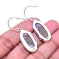thumbnail image 2 of Lepidolite -San Diego Designer Handmade 925 Sterling Silver Earring 1.72", Purple Lepidolite Earring E_8007_340_4, 2 of 2