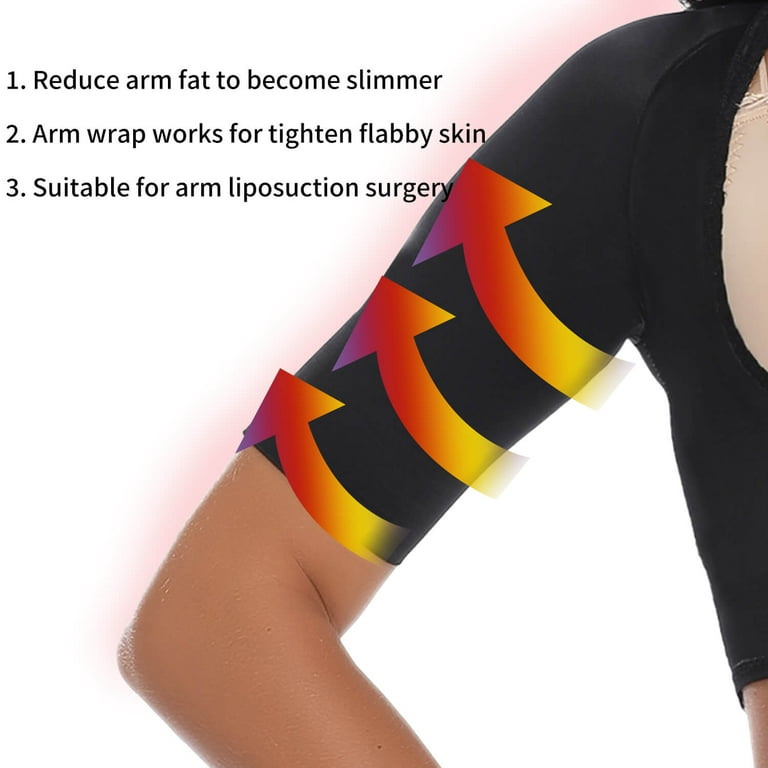 VASLANDA Upper Arm Shaper Post Surgical Slimmer Compression Sleeves  Humpback Posture Corrector Tops Shapewear for Women 