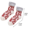 thumbnail image 4 of Herrnalise Slipper Warm Christmas Socks for Women with Gripper - Winter Non Slip Thick Fuzzy Socks With Plush Sock Edges- Warm Cozy Christmas Gift, 4 of 9