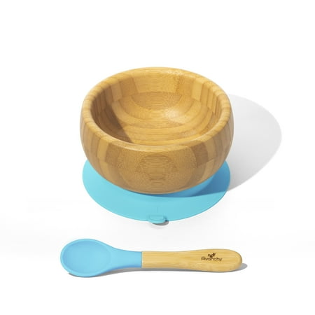 Baby Bowl   Spoon | Bamboo & Silicone