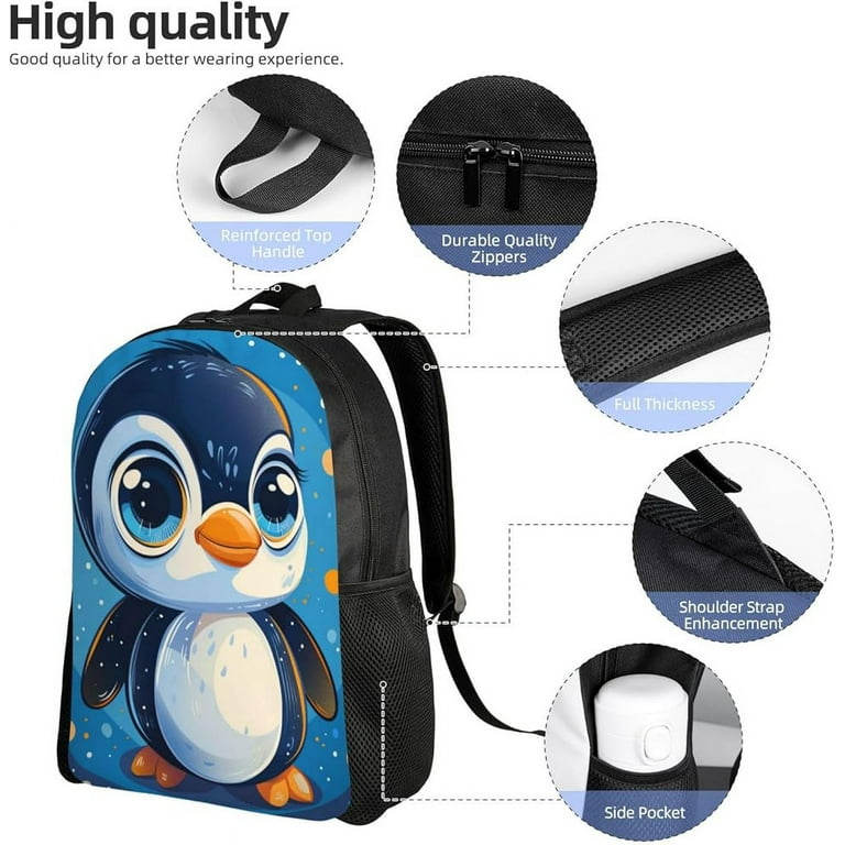 Polar Bear Cute Backpack Waterproof Anti Theft Durable Light Laptop Bag Backpacks For Women Men Travel Gym Backpack Walmart