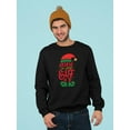 thumbnail image 2 of Believe In Your Elf Funny Design Sweatshirt Men -Image by Shutterstock, Male XX-Large, 2 of 4