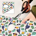 thumbnail image 6 of Yayeee Faucet Mat for Kitchen Sink 14.7" Diatomite Long Splash Guard Pad, Vibrant Toucans Pattern, 2 Pack, 6 of 7