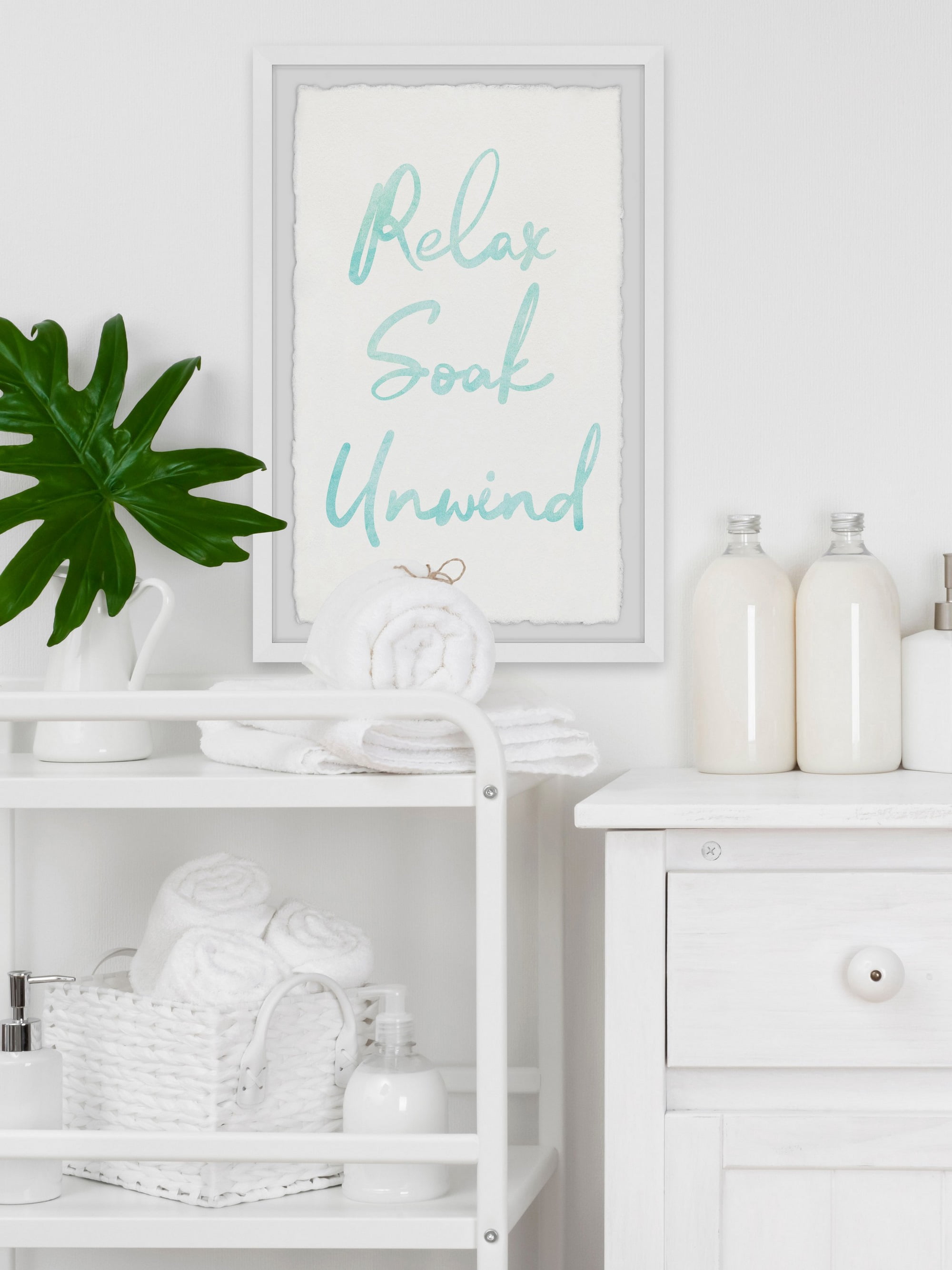 Marmont Hill Unwind Rules Framed Wall Art, 16" x 24"