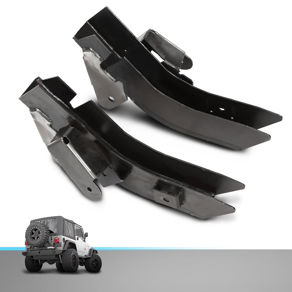 Pair Rear Trail Control Arm Frame Rust Repair Kit Fit For 1997-2006 Jeep Wrangler TJ