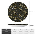thumbnail image 2 of Yiaed Bumblebee Print Bone China Decorative Plate Ceramic Dinner Plates Art Crafts with Display Stand-7in, 2 of 6