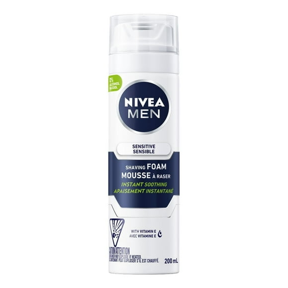 NIVEA MEN Mousse à raser peau sensible 200 ml