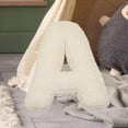thumbnail image 4 of Almohada de peluche con letras, cojín decorativo para regalo de cumpleaños, almohada decorativa con letras para sofá cama A, 4 of 7