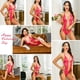 thumbnail image 4 of Lencería de mujer Sexy Deep V Body de encaje de una pieza Teddy Lingerie Babydoll S-XXL Ormromra WRMH-1092-25, 4 of 6