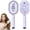 Purple, variant on Electric Steam Brush for Hair, 2026 New Rechargeable Hair Straightener Brush with Detangling Comb, Water Spray Hair Brush for Both Long & Short Hairs (Purple)