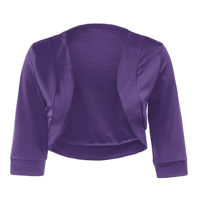 AWZXDE Cardigan Veste Courte Décontractée Sans Col à Manches Longues pour Femme, Couleur Unie, Confortable, Polyvalente, Mode, Tendance, Simple, Tenue de Loisir pour Usage Quotidien, Violet, TG