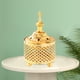 thumbnail image 4 of Candelabro decorativo Quemador de incienso Candelabro Incensario dorado Porta incienso estilo 2, 4 of 8
