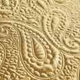 thumbnail image 5 of Home Soft Things 4 Piece Quilted Satin Bedspread Set - Gold - Oversize King (120" x 120"), 5 of 6