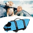 thumbnail image 4 of Dog Lifesaver with Blue Bone Apparel & Accessories Pattern Reflective Dog Swimsuit Preserver with High Buoyancy for Doggie, 4 of 9