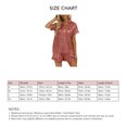 thumbnail image 4 of Conjuntos De Ropa De Dormir Para Mujer, Ropa De Dormir De Color Puro, Cintura Elástica, Bolsillo Con Cierre De Botón Para Dama Para La Noche, 4 of 4