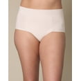 thumbnail image 4 of Playtex Tummy Smoothing Brief Underwear Pack, Moisture-Wicking, 3-Pack (Plus Sizes) Heirloom White/Almond/Almond 2XL Women's, 4 of 4