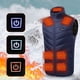 thumbnail image 4 of Chaleco calefactable recargable por USB para hombres y mujeres, 17 zonas de chaleco calefactable (3XL azul) Likrtyny Para estrenar, 4 of 9