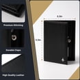 thumbnail image 3 of Flevel Pilot document holder Pilot wallet RFID-Blocking Pilot Gift Travel Wallet for Aviation Professionals v1 Black Classic, 3 of 7