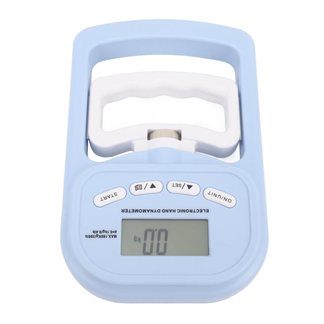 396lbs Electronic Hand Dynamometer, Grip Strength Trainer with Adjustable Grip, Digital LCD Display for Sport Training