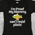 thumbnail image 4 of Inktastic Proof Mommy Cant Resist Pilots Boys Baby Bodysuit, 4 of 5