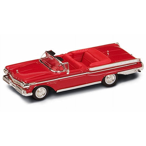 1957 Mercury Turnpike Cruiser Convertible, Red - Yatming 94253 - 1/43 Scale Diecast Model Toy Car