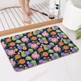 thumbnail image 4 of Pioneer Flower Floral Print Pattern Bathroom Rugs Mat, Non Slip Microfiber Bathroom Rug with Rubber Backing, Soft Mats for Bathroom Floor Tub Shower, 17"x27", 4 of 5