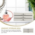 thumbnail image 5 of MRLESS 3-Tier Jewelry Storage Box Organizer for Earrings, Rings, Necklaces, and Bracelets, 5 of 8
