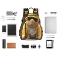 thumbnail image 4 of Balery Heavy Metal Style Guinea Pig Mochila ligera para hombre y mujer: duradera e impermeable, ideal para la escuela, el trabajo, viajes y uso diario., 4 of 7
