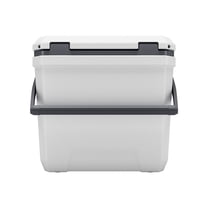 Portable 38 QT Hard Cooler - 54 Can Capacity, Insulated, Cup Holder, Lightweight