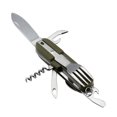 thumbnail image 4 of Xingzhi Outdoor Camping Picnicking Folding Tableware Pocket foldable tableware Tool Foldable Portable Spoon Fork Stainless Steel, 4 of 9