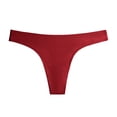 thumbnail image 5 of Audhol Cotton Thongs for Women! Womens Underwear Cotton Bikini Panties Lace Soft Hipster Panty Ladies Stretch Full Briefs Underwear Women Pack Wine L, 5 of 6