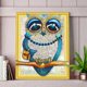 thumbnail image 4 of 5D Diy Pavo Real Mariposa Diamante Pintura Animal Búho Cisne Gato Resina Cristal Bordado Imagen Decorativa para el hogar Punto de cruz Speravity JJ16154-03, 4 of 6