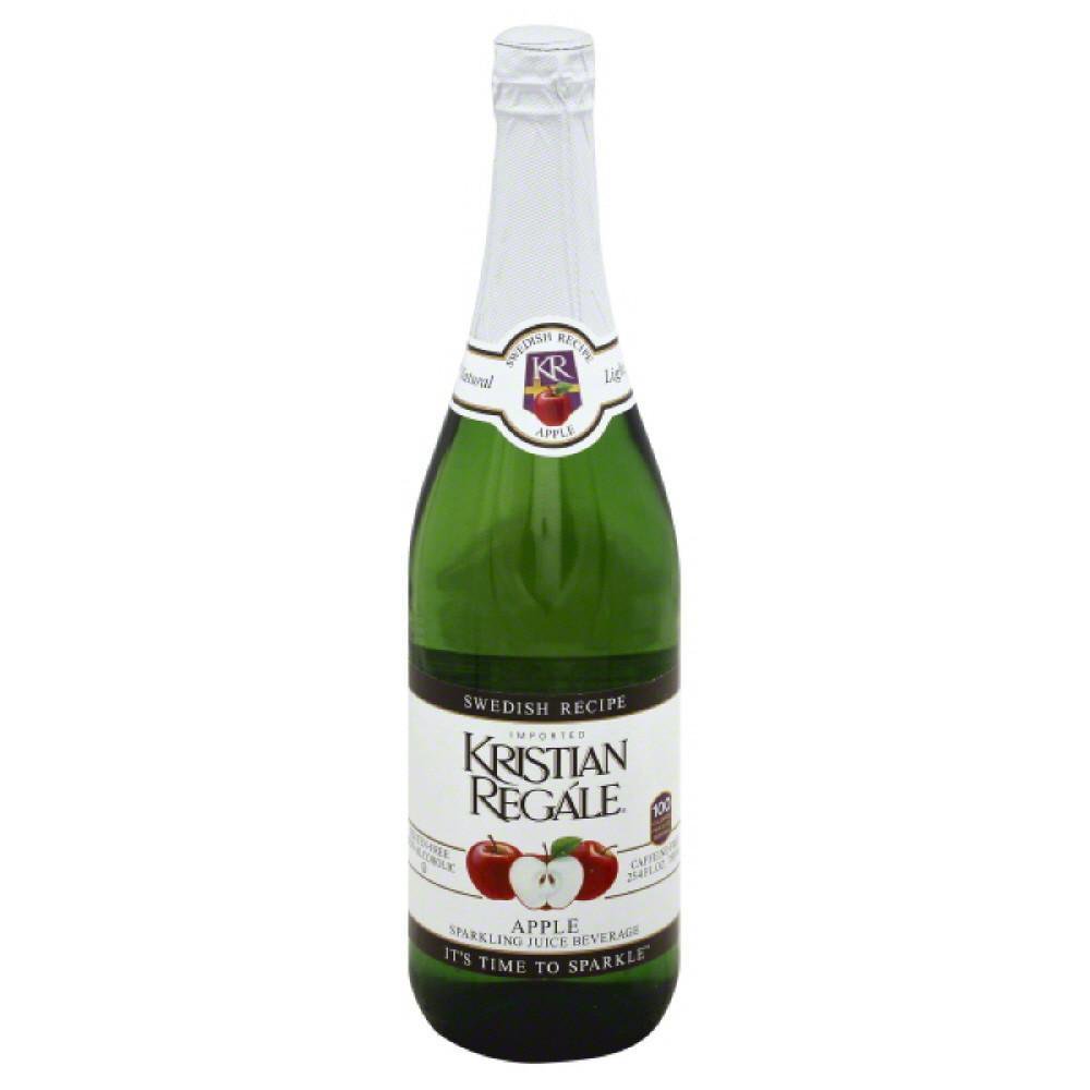 Kristian Regale Apple Sparkling Juice Beverage, 25.4 Fo (Pack of 12)