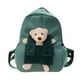 thumbnail image 2 of Mochila para niños, mochila de nailon para niñas, elegante mochila portátil, mochila de viaje para niños, para exteriores, escalada, senderismo, Verde, 2 of 9