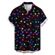 thumbnail image 2 of Ceisia Fashion Unisex Men Women Casual Short Sleeve Printed Turndown Collar Button Gift Shirt, 2 of 6