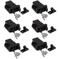 thumbnail image 1 of 6-pack Non-magnetic Push To Open Catch Lock Drawer Cabinet Catch Press Latch Cupboard Bedroom, 1 of 5