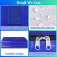 thumbnail image 2 of Djiypn 4 Pack Extra Heavy Duty Large Moving Bags with Zipper and Handles, Sturdy Clothes Storage Bags Totes Bins, Packing Bag Move Boxes College Moving Supplies, Blue - 90L, 2 of 9