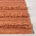 thumbnail image 3 of SAFAVIEH Vermont Zavanna Striped Area Rug, Rust/Orange, 8' x 8' Square, 3 of 8