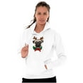 thumbnail image 4 of Pug Dog Reindeer Funny Shirt Cute Gift Hoodie Sweatshirt, 4 of 6