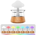 thumbnail image 3 of Cloud Rain Humidifier with 7 Colour Lights Timer Portable Raindrop Reusable Aroma Diffuser Humidifier Cute Essential Oil Diffuser Relaxing Water Drop Sound for Home Office Bedside (White), 3 of 10