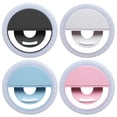thumbnail image 4 of YAOMOBB Adjustable Brightness Fill Light LED Rechargeable Selfie Fill Light Clip on Round Beauty Ring Light Portable 3 Modes Selfie Lights for Enhanced Photos, 4 of 7