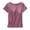 A-Purple233, variant on XIAONU Summer Women's Built-In Bra Crew Neck T-Shirt Short Sleeve Everyday Casual Basic Tee