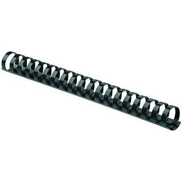 Fellowes 52383 Plastic Comb Bindings, 1" Diameter, 200 Sheet Capacity, Black (Pack of 10 Combs)
